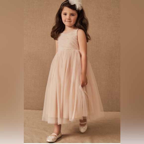 Anthropologie Flower Girl Dress sweetheart Princess daliana - Picture 4 of 5